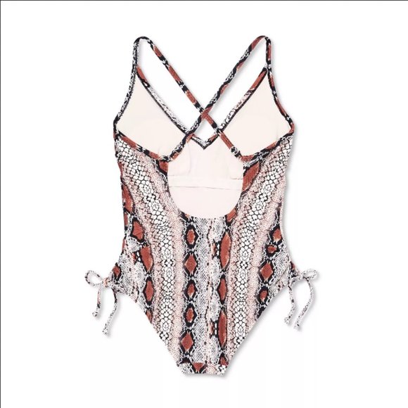 KONA SOL Medium Coverage One Piece Animal Print Swimsuit NEW WITH TAG! - Picture 4 of 7